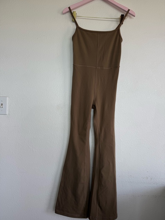Wilfred Pants - Wilfred Brown Divinity Flare Jumpsuit